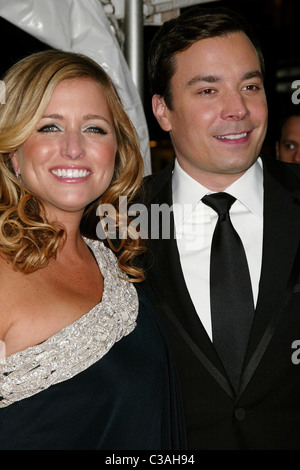 Jimmy Fallon et femme Nancy Juvonen Time's 100 personnes les plus influentes dans le monde Gala à Rose Hall, Jazz at Lincoln Center - Banque D'Images