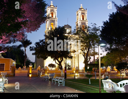 Cathédrale de San Gervaslo Valladolid Yucatan Mexique Banque D'Images