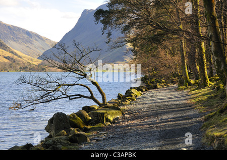 Trajet autour de la lande à l'Ouest, lacs, Cumbria, Angleterre du Nord Banque D'Images