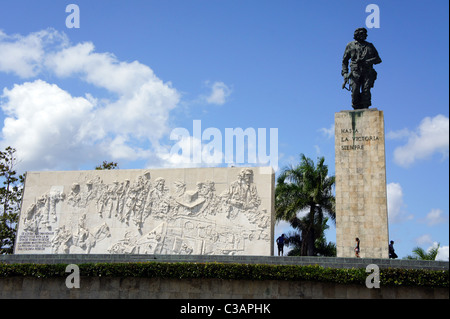 Che et d'un mausolée, Santa Clara, Cuba Banque D'Images
