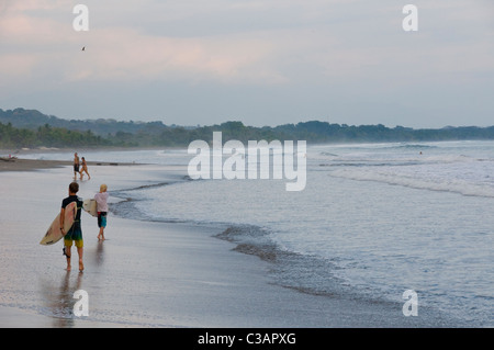 Playa Esterillos Parritas océan Pacifique Puntarenas Costa Rica Banque D'Images