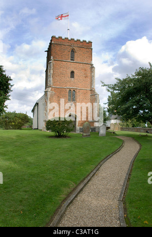 L'église du village, Levington, Suffolk, UK Banque D'Images