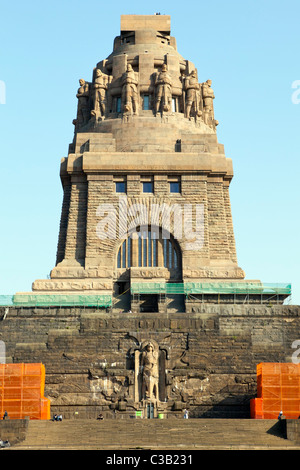 Monument de la Bataille des Nations Unies -, Völkerschlachtdenkmal Leipzig, Saxe, Allemagne Banque D'Images