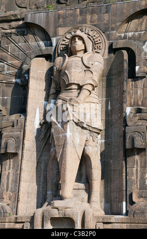 Monument de la Bataille des Nations Unies -, Völkerschlachtdenkmal Leipzig, Saxe, Allemagne Banque D'Images