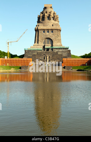 Monument de la Bataille des Nations Unies -, Völkerschlachtdenkmal Leipzig, Saxe, Allemagne Banque D'Images