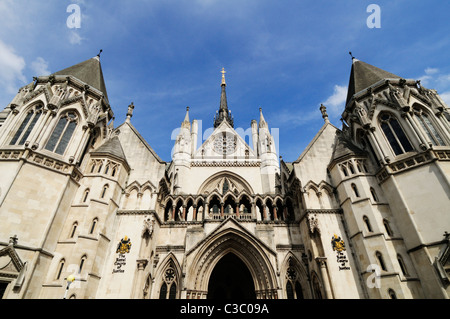 La Royal Courts of Justice, Fleet Street, London, England, UK Banque D'Images