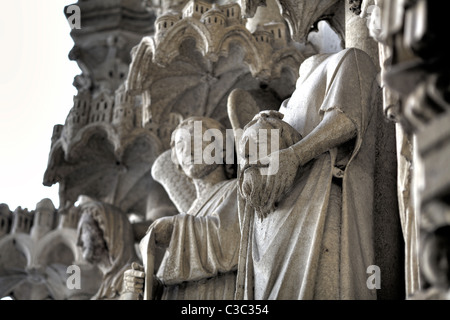 Amiens Cathédrale notre dame de France Banque D'Images