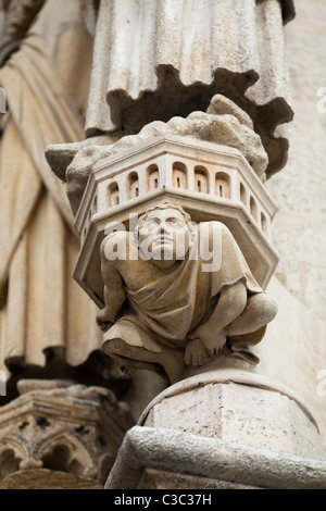 Amiens Cathédrale notre dame de France Banque D'Images