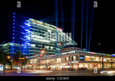 Le nouveau Kranzler Eck durant la Fête des Lumières 2008, Berlin, Allemagne Banque D'Images