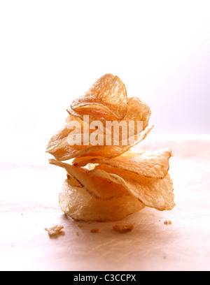 Chips de pomme de terre Banque D'Images
