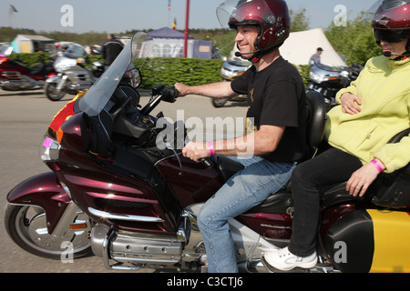 Honda Goldwing rally, Belgique 2011 Banque D'Images