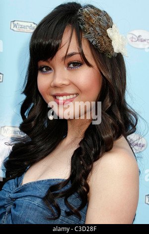 Anna Maria Perez de Tagle, Disney Channel's hit série 'Les sorciers de Waverly Place' et 'jonas' inspiré de l'événement défilé de Los Banque D'Images