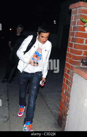 Samantha Ronson arrivant à son domicile après une soirée à Los Angeles, Californie - 23.06.09 Banque D'Images