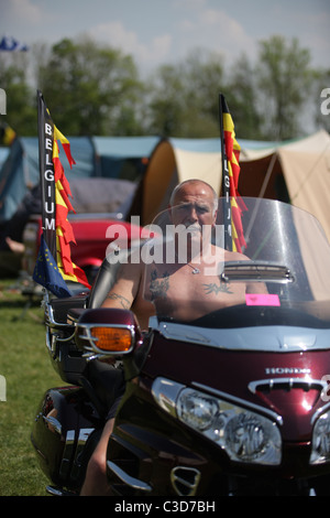 Honda Goldwing Club international réunion en Belgique 2011 Banque D'Images