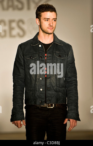 William Rast Justin Timberlake Collection Automne-hiver 2009/10 lancement tenu au grand magasin Selfridges. Londres, Angleterre - Banque D'Images