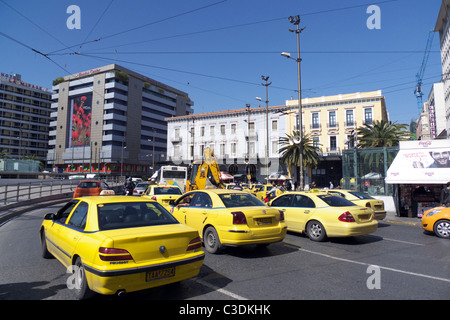 La Grèce place Omonia Athènes attika Banque D'Images