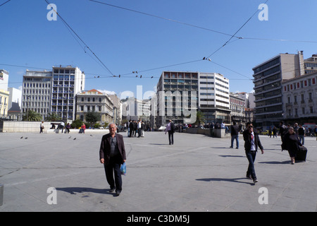 La Grèce place Omonia Athènes attika Banque D'Images