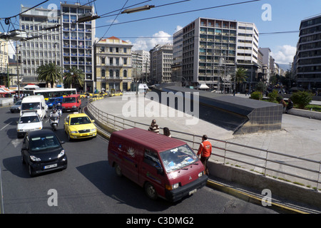 La Grèce place Omonia Athènes attika Banque D'Images