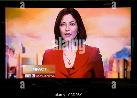 Mishal Husain présentateur de la BBC Banque D'Images