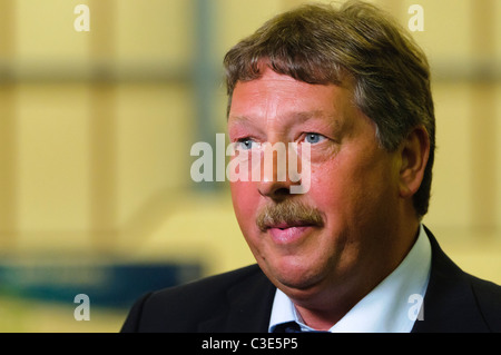 Sammy Wilson MP et député provincial d'East Antrim. Membre du Parti unioniste démocratique Banque D'Images