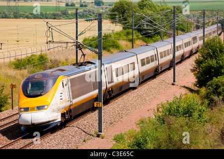 Eurostar, Ligne Nord, en France Banque D'Images