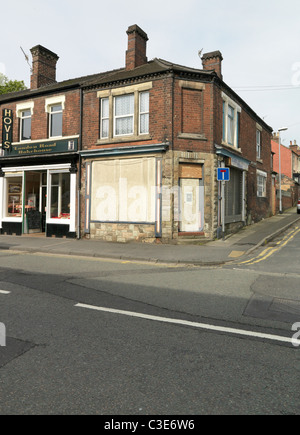 Barricadèrent corner shop Banque D'Images
