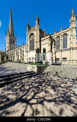 Cathédrale de Wakefield Kirkgate, Wakefield, West Yorkshire, Royaume-Uni Banque D'Images