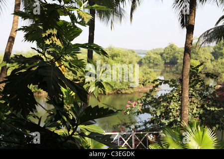 Boutique Hôtel de luxe à Goa, Inde Banque D'Images