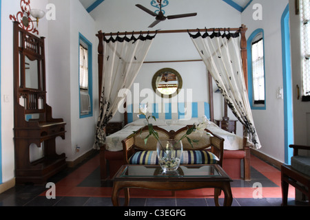 Casa Groupe des petits hôtels de luxe, Goa, Inde Banque D'Images