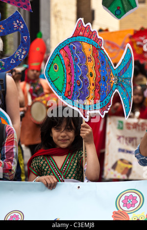 Baishakhi Mela, Brick Lane, Londres, Angleterre, Royaume-Uni. Banque D'Images