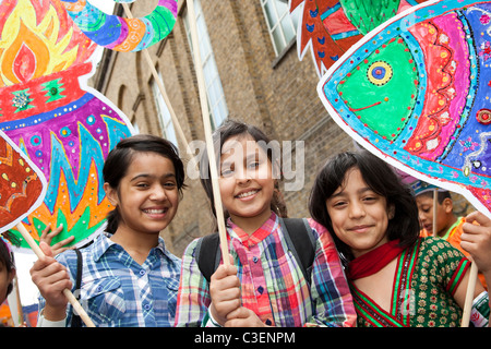 Londres, ANGLETERRE - Mela Baishakhi bangladais, les célébrations du Nouvel An à Londres Banque D'Images