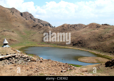 Lac Prashar, Mandi, Himachal Pradesh, Inde Banque D'Images