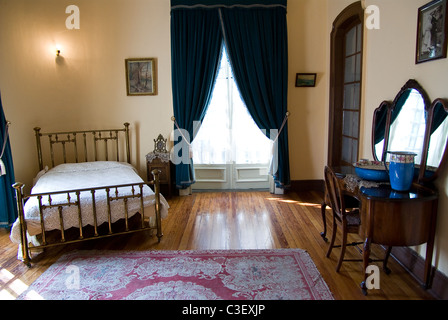 Maison Musée de Venustiano Carranza (1859/1920) 46 Président du Mexique (1er mai 1917 au 21 mai 1920).Chambre. Banque D'Images