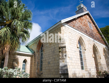 Dans l'église St Philips région de Freetown de Antigua - Antilles Banque D'Images