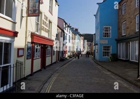 High Street North Yorkshire Angleterre Royaume-uni Staithes Banque D'Images