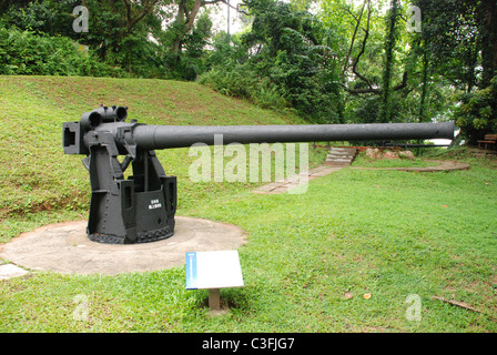 Fort Silosa sur l'île de Sentosa Banque D'Images