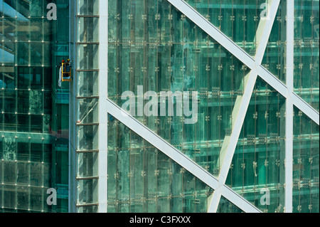 Parkview par arch. Winston Shu, meilleures capacités en Chine, certifié LEED platine, 2010, CBD, Beijing, Chine, Asie. Banque D'Images