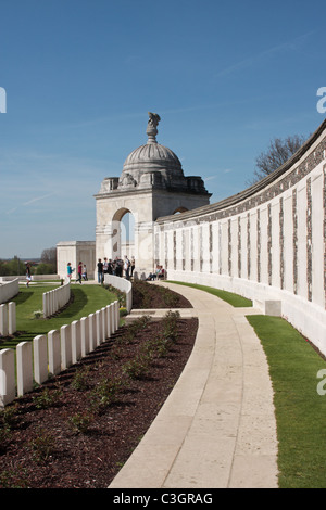 Cimetière de Tyne Cot Passendale, Belgique Banque D'Images