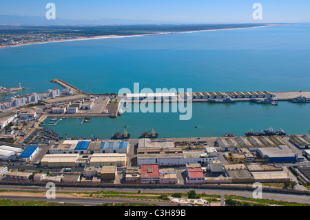 Port pour bateaux de pêche au port de plaisance de Souss Agadir sud Maroc Sud Banque D'Images