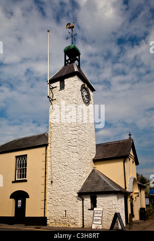 Old Town Hall, Carmarthenshire Carmarthen, au sud ouest du pays de Galles UK Banque D'Images