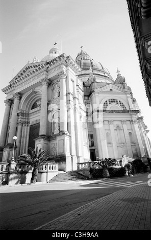 Saint John the Baptist Church à Xewkija sur l'île maltaise de Gozo. Siège de l'Ordre des Chevaliers de l'Ordre de Saint-Jean. Banque D'Images