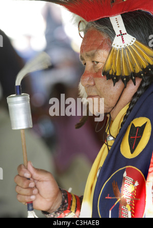 Le powwow annuel tenu à Socorro, Nouveau Mexique, USA. Banque D'Images