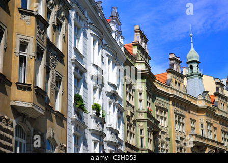 Paysage urbain aléatoire de Prague, République Tchèque Banque D'Images