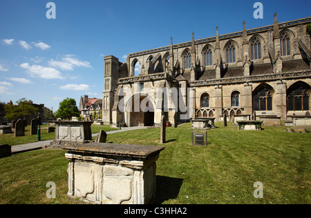 L'Abbaye de Malmesbury, Malmesbury, Wiltshire, Royaume-Uni Banque D'Images