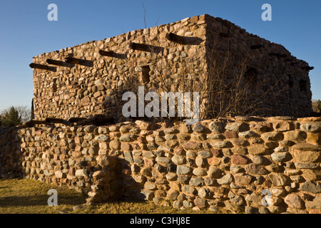 Culture Salado ruines à Besh-Ba-Gowah Parc archéologique de Globe, Arizona, USA. Banque D'Images