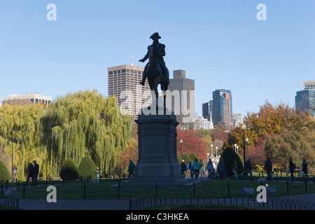 États-unis, Massachusetts, Boston, George Washington monument Banque D'Images