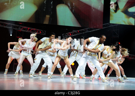 Top 10 finalistes Stars de 'So You Think You Can Dance' - Saison 5 effectuer à l'American Airline Arena Miami, Floride - Banque D'Images