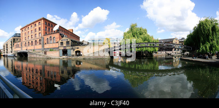 Panorama Camden Lock Banque D'Images