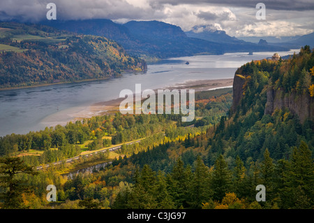 USA, New York, Columbia River Gorge Banque D'Images