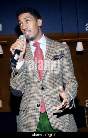 Fonzworth Bentley Hommes Gillette Fusion Style de prix lors de la 40 / 40 Club - à l'intérieur de la ville de New York, USA - 02.11.09 Banque D'Images